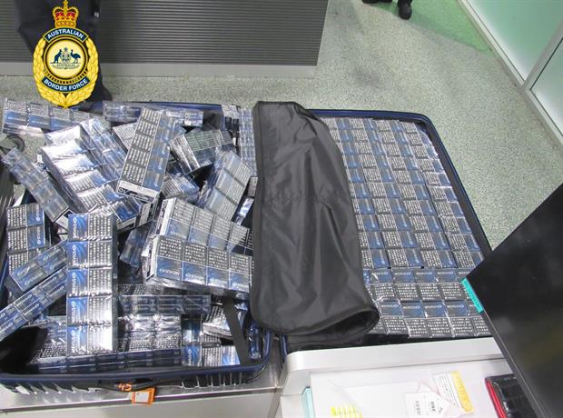 can you take cigarettes on a plane to australia Criminal syndicates use international travellers to smuggle cigarettes into  Australia