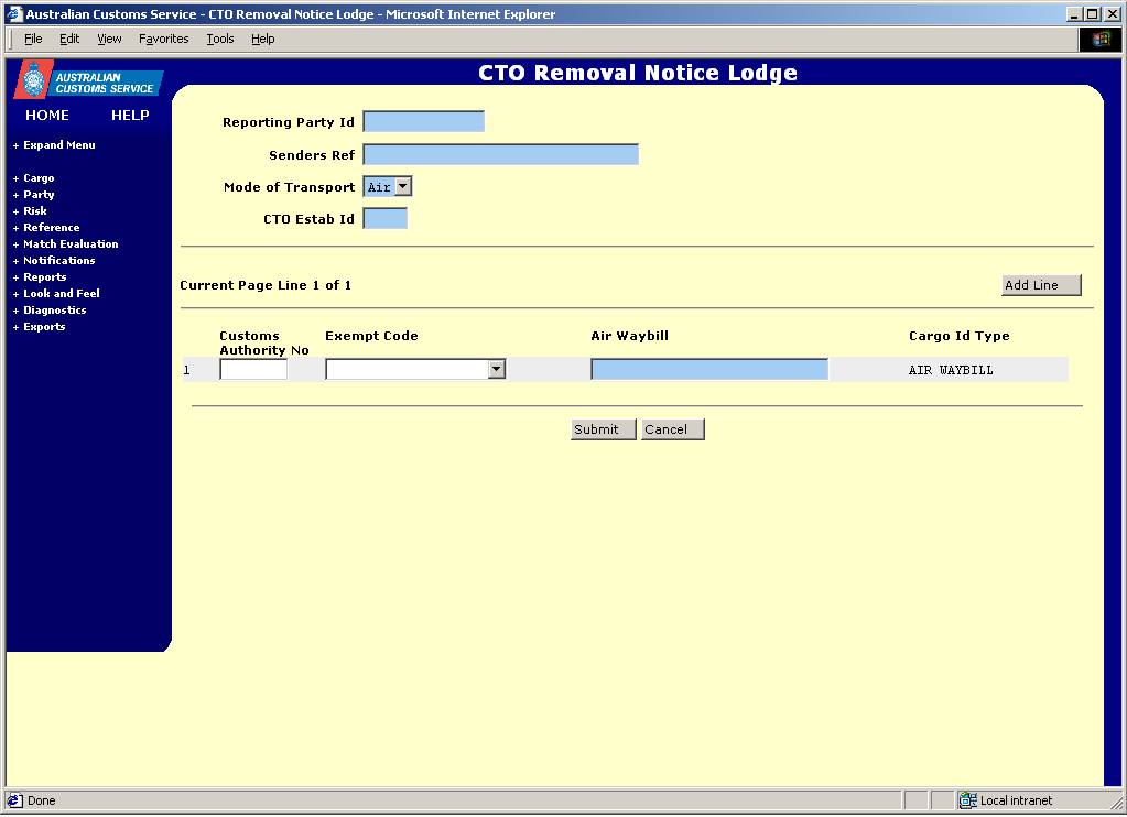 screen capture c t o removal notice lodge air