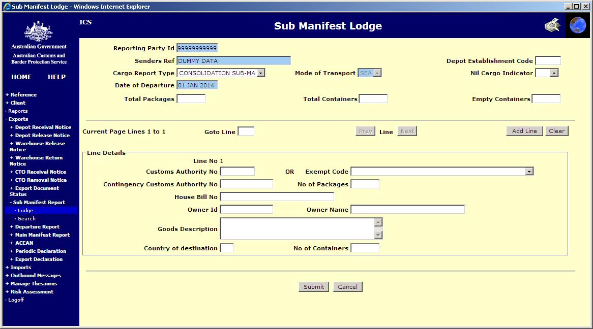 screen capture sub manifest lodge sea
